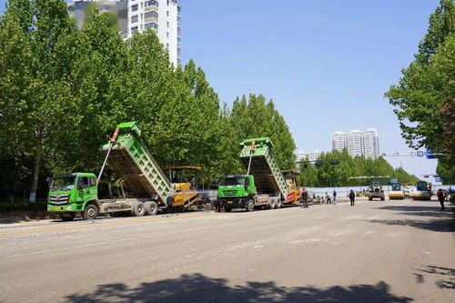 五一假期昼夜施工,青州市政道路工程建设按下 快进键