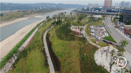 江安县小坝滨江市政景观工程项目建设已完成90